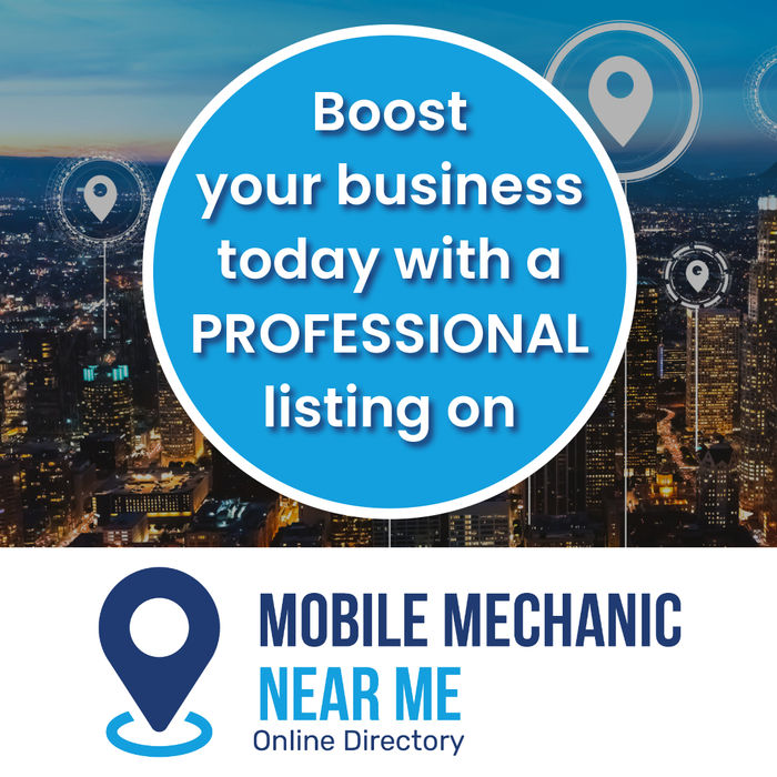 Boost your business today with a $1.50 a month listing on Mobile Mechanic Near Me Online Directory